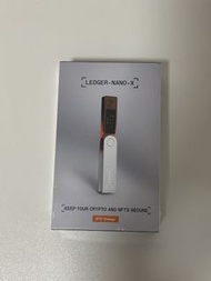 全新未開封 Ledger Nano X 冷錢包 BTC Orange