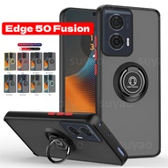 For Motorola Moto Edge 50 Fusion 50Fusion 2024 Phone Case Bumper Stand Ring Holder Edge50 Edge50Fusi
