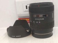 [售] SONY CARL ZEISS  VARIO SONNAR 16-80mm f3 .5-4.5 ZA蔡司變焦鏡頭