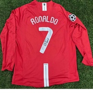 2007 2008 retro shirt Manchester home court American football jersey Ronaldo sign Definitive version