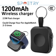 Portable Wireless Powerbank Magnetic Wireless IWatch Powerbank 1200mAh Portable Fast Charging