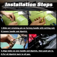 Universal Engine Oil Dipstick Pull Handle | Aluminum Billet Car Oil Handle Replacement