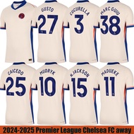 XY 2024-25 Premier Chelsea FC away Jersey Gusto Cucurella MarcGuiu Caicedo Mudryk Jackson Madueke T-