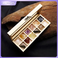 Mippos Rock Mineral Collection 12pcs Geology Quartz Gem Kit Earth Science Specimens
