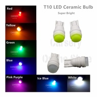Car T10 LED Ceramic Bulb (1 Piece) Super Bright Bulb 1w Car Light Signal Light License Light T10 Led