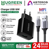 Souyoun - UGREEN Charger Mfi iphone 5 6 7 8 X Xr Xs USB Lightning Fast Charging 10w 18w 20w