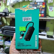 USB LAN HEATZ ZT88 TYPE C Ethernet MULTIPORT ADAPTER Heatz ZT88 Ethernet Multi-Port Adapter. With an