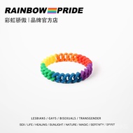 Wind Rainbowpride Proud Street Wear Bracelet ins Couple Jewelry Korean Version Rainbowpride Six-Hand