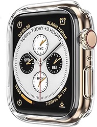 AVANA Case for Apple Watch Series 9/8/7 41 mm Protective Screen Protector Thin Soft Silicone TPU Cov