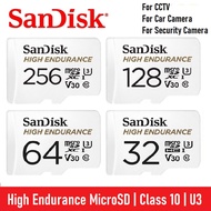 SanDisk High Endurance 32GB 64GB 128GB 256GB Micro SD Card Class 10 Dash Cam Car Camera CCTV