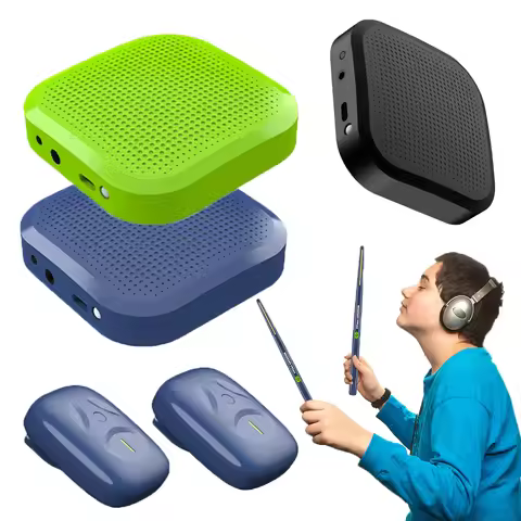 Electronic Virtual Air Drum Drumsticks Pedals Portable Virtual Reality Drum Kit Professional Smart E