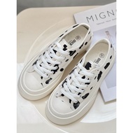 Free Shipping All-Match Age-Reducing Casual Canvas Shoes Graffiti Age-Reducing