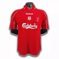 Liverpool Home Jersey Retro Football Jersey 2001/2002 Futsal Jersey Sportswear