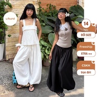 Alibaba rattan Pants with elastic waistband - Alibaba Pants - by u.found