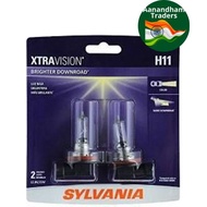 Sylvania H11 Xtravision High Performance Halogen Headlight Bulb High Beam Low Beam And Fog Replaceme