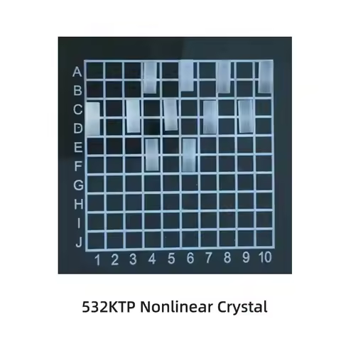 532KTP Nonlinear Crystal Lens 1064nm Frequency Doubling Output 532nm Green Laser