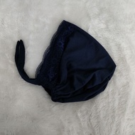 CIPUT PREMIUM/DALAMAN JILBAB CIPUT RENDA TALI/CIPUT MURAH RENDA/CIPUT HIJAB/DALAMAN HIJAB/DALAMAN KE
