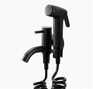 Black Handheld Bidet Spray Abs Shower Sprayer Set Toilet Faucet Shower Bidet with Hose and Holder Nal Cleaning Ass Bidet Dusche Shattaf,Set D