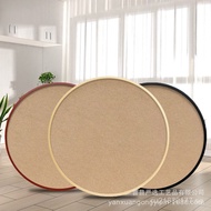 Round Wooden Creative Frame Round Wooden Picture Frame DIY Bathroom Mirror Vanity Mirror Picture Fra