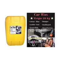 CAR WAX (MULTI WAX) - 20 kg Dashboard & Leather & Car Body & Tyre Wax [DirectFactory]
