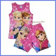 Set Sando +Short Terno For Girl Kids