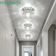 MXGOODS LED Ceiling Lights, 220V Crystal Balcony lamp, Multicolor Downlight 3W Modern Aisle Flush Co