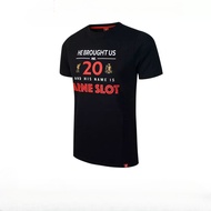 Liverpool FC Arne Slot No. 20 Tribute Black T-Shirt - "He Brought Us No. 20 and His Name Is Arne Slo