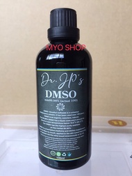 DMSO 99.98 %(actua 100) 100ml. Glass bottle with​ dropper dropper​