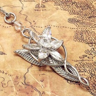 LOTR Arwen Evenstar Pendant Necklace Hobbit Fashion Princess Women Necklace Fan Gift High Quality