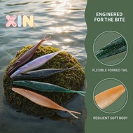 [duy-t] 12.7cm 9.6g Forked Tail Swimbait for Effective  Fishing in Lakes and Streams