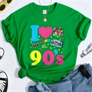 Womens Fashion 90s T-Shirt Summer Cal Clic 90s Shirt Loose girl‘s T-Shirt for kids Tops S-5XL