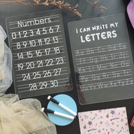 Acrylic tracing board tracing board/ acrylic tracing/ learning to write board/ children's activities