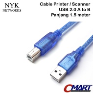 USB Printer & Scanner Cable 1.5m 1.5 meters Cable - CBL-UB2AMBM-150TR