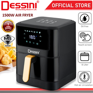 DESSINI ITALY 6L Electric Air Fryer Convection Oven Toaster Timer Oil Free Roaster Breakfast Machine