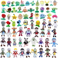 JHESAO 3 PCS Plants and Zombies PVZ Plush Plants Zombies Set Mainan, 1 2 Boneka Lembut PVZ Plush Fig