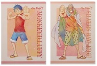 One Piece 海賊王 Emotional Stories 一番賞 H賞 透明文件夾套裝- 蒙奇·D·路飛 席爾巴斯·雷利[平行進口]
