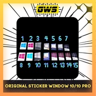 [Ready Stock] Windows 11 Windows 10 & Windows 10 Pro Computer Laptop PC Sticker Label