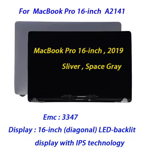 Change A2141 Screen Display Original Full LCD Assembly New For MacBook Pro 2019 16-inch Replacement