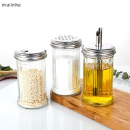 MU  Mini Glass Spice Bottle Picnic BBQ Outdoor Cooking Tools Spice Bottle Seasoning Bottle Kitchen Supplies Salt Shaker n