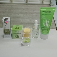 (skincare bpom) serum nr nature reaction 3in1(paket facial wash wardah