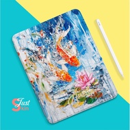 Koi Leaping Over Lotus iPad Case For iPad 10 Air 5 4 3 2 1 Pro 12.9 11", 10.5 10.2 9.7" 5 6 7 8 9 Mi