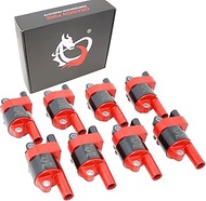 DRAGON FIRE PERFORMANCE 8pc Ignition Coil Power Pack Tune Up Set Kit Compatible Replacement For Chev