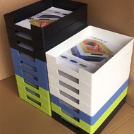 A4 Document BoxDesk organiser large storage Box Household Certificate  office student dormitories de
