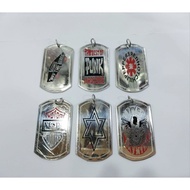 Dozens of 12pcs Embossed Monel Color Etching Plate Pendants Wholesale