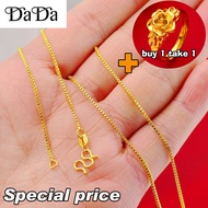 emas bangkok original cop 916 gold necklace box chain ladies gift buy 1 take 1