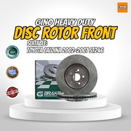 GINO DISC ROTOR FRONT & REAR FOR TOYOTA CALDINA 2002-2007 ST246