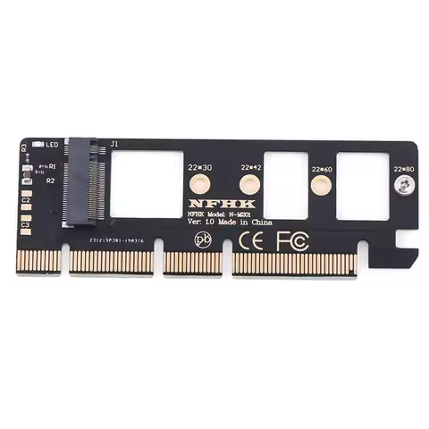 M Key M.2 NVME AHCI SSD To PCI-E PCI Express 3.0 16x x4 Adapter Riser Card Converter For XP941 SM951