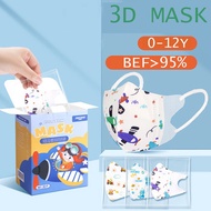 50pcs KF94 for kids Fda Approved Korean Kf 94 3D Kids Mask Korean Style facial Face Mask Baby Mask 3PL Disposablemask