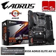 Gigabyte B550 AORUS ELITE AX V2 AM4 ATX Gaming Motherboard + AMD 5000 Series Processor Combo