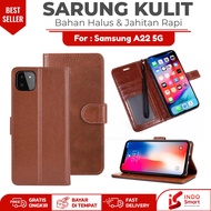 Samsung A22 5G / Case Samsung A22 5G Casing Wallethp Flip Case Leather Cover hp